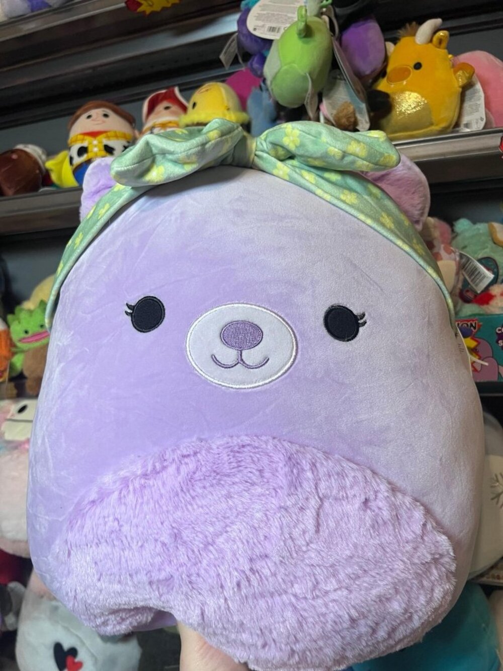 Squishmallows Official Kellytoy Squishy Soft Plush 16 Inch Silvy the Bear 16β
